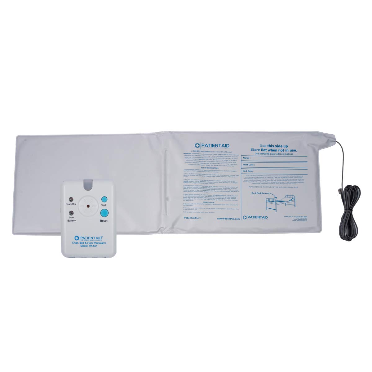 Advanced Patient Monitor with Bed Pad :: Caregiver Alarm for Fall Prev ...