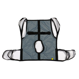 One Piece Commode Lift Sling with Positioning Strap
