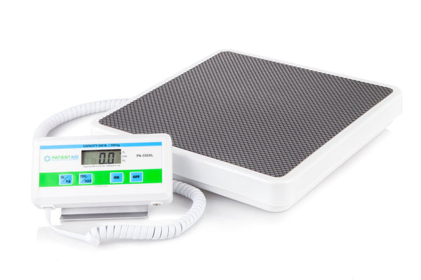 Medical Heavy Weight Floor Scale: Digital Easy Read and High Capacity Health and Fitness Portable Scale with Battery and AC Adapter
